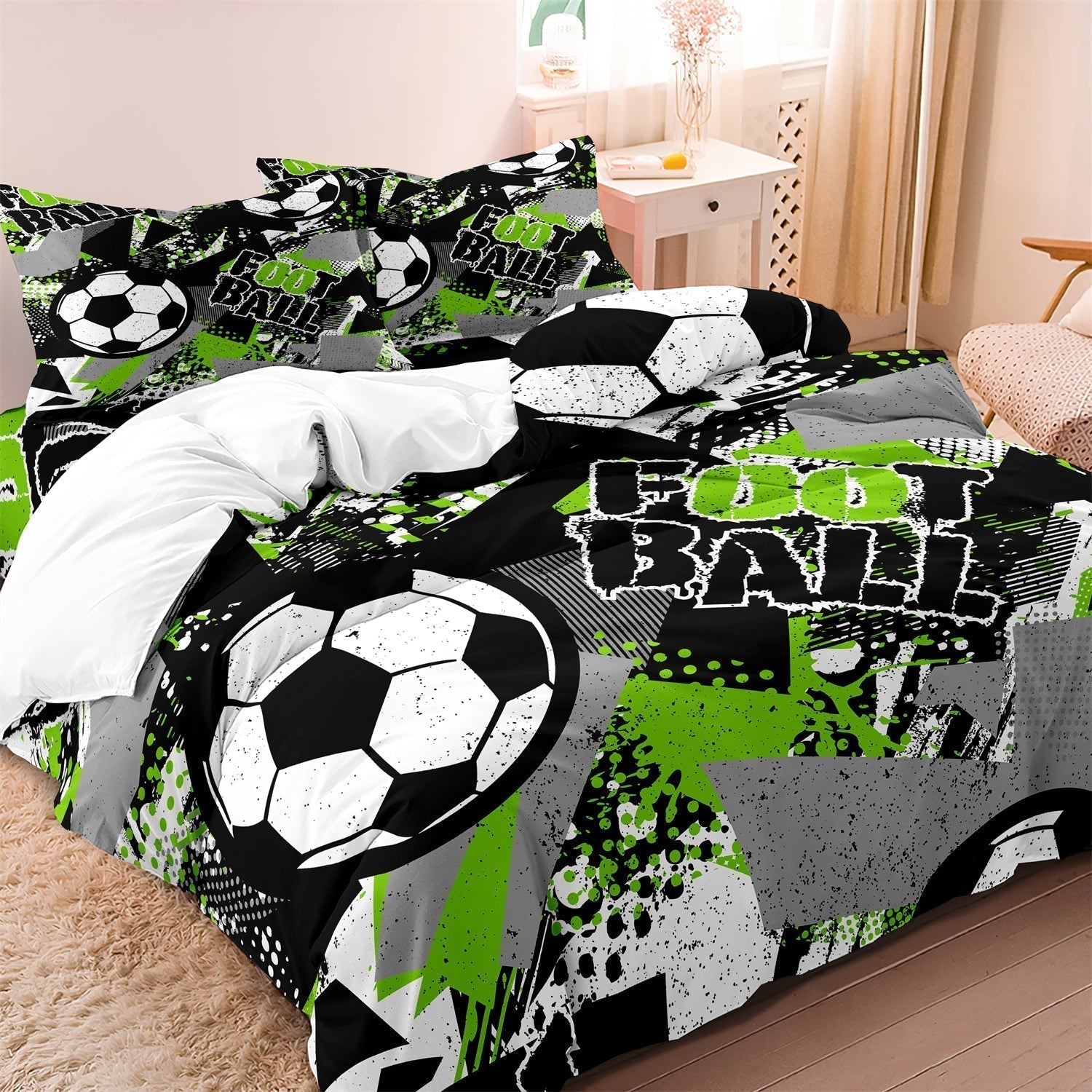Football Adventure Children's Bed Set – Stylish &amp; Comfortable