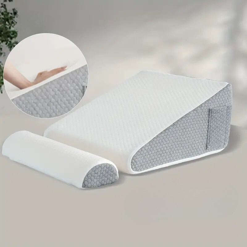 SleepAlign Pillow - Ergonomic Neck Roll With Cooling