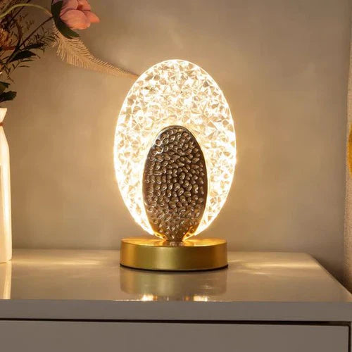 PeacockLuxe – Elegant Luxe Table Lamp for Interior Design