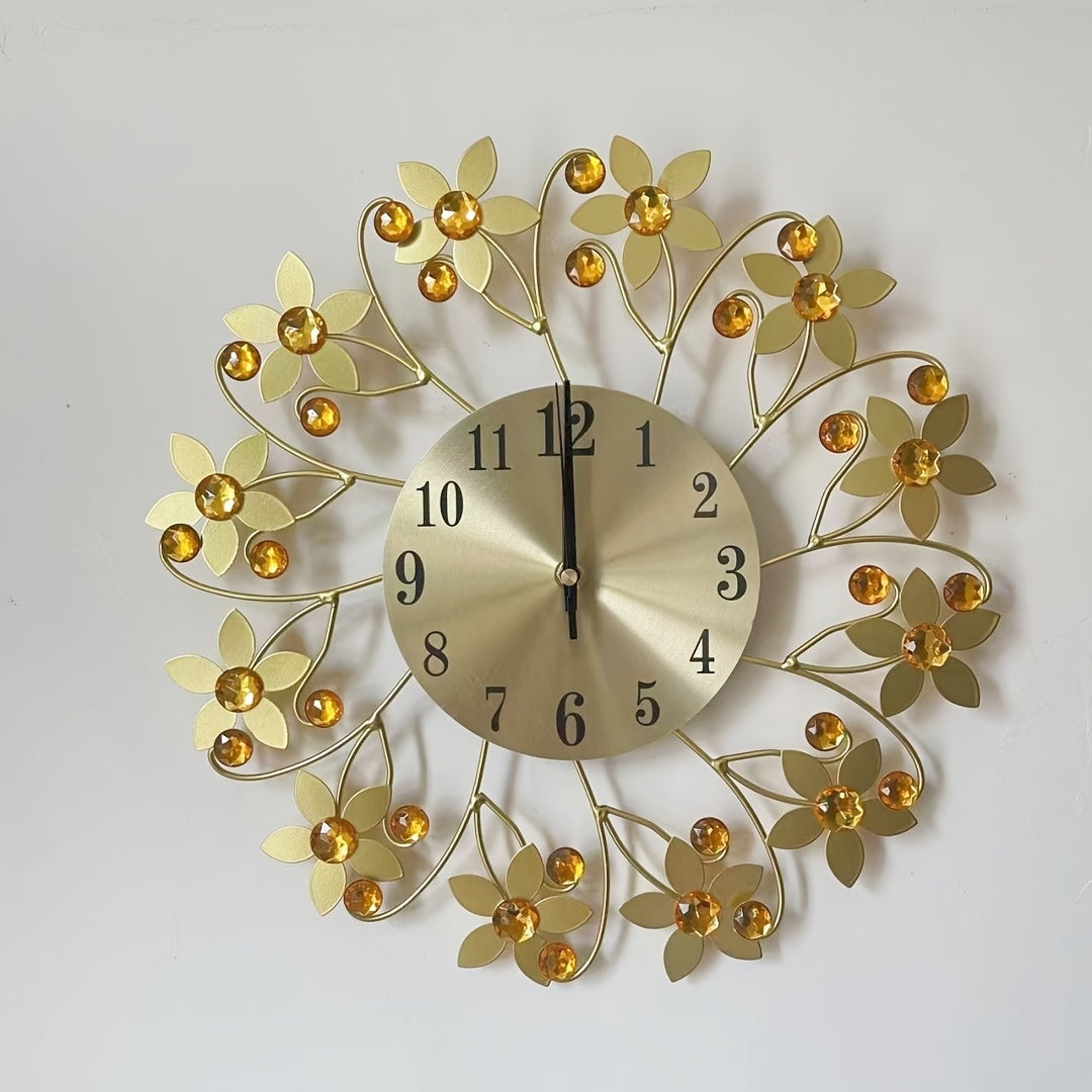 EleganceClock - Design Wall Clock 14 Inch Black