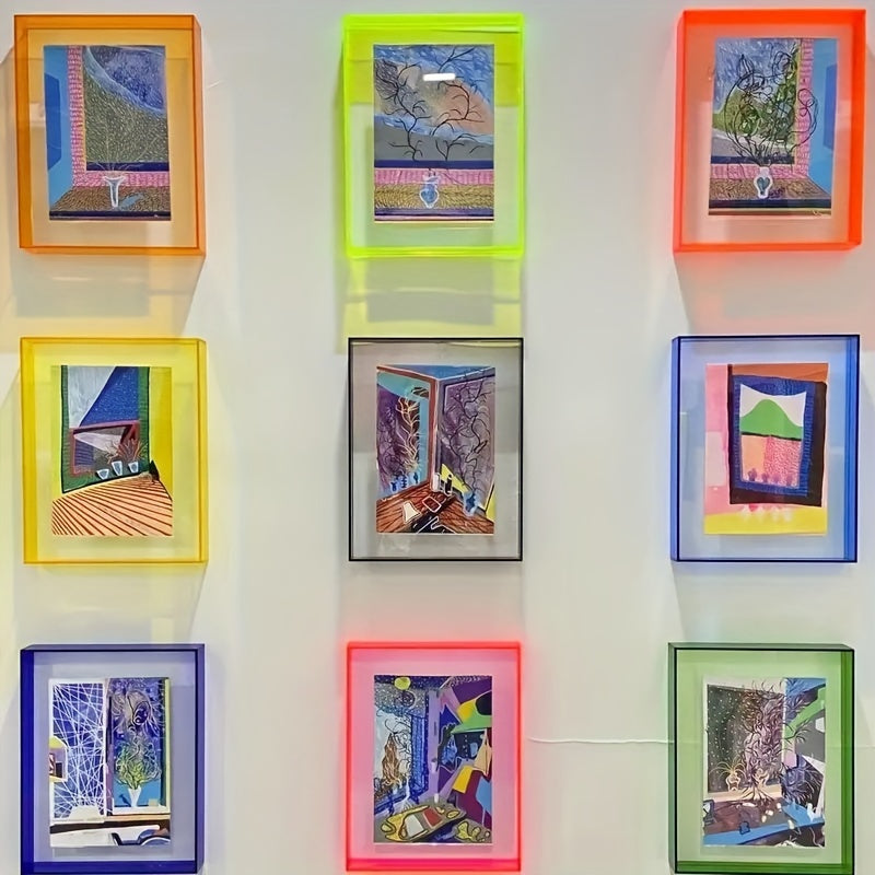 VividFrame – Colorful Transparent Frame for Wall and Table