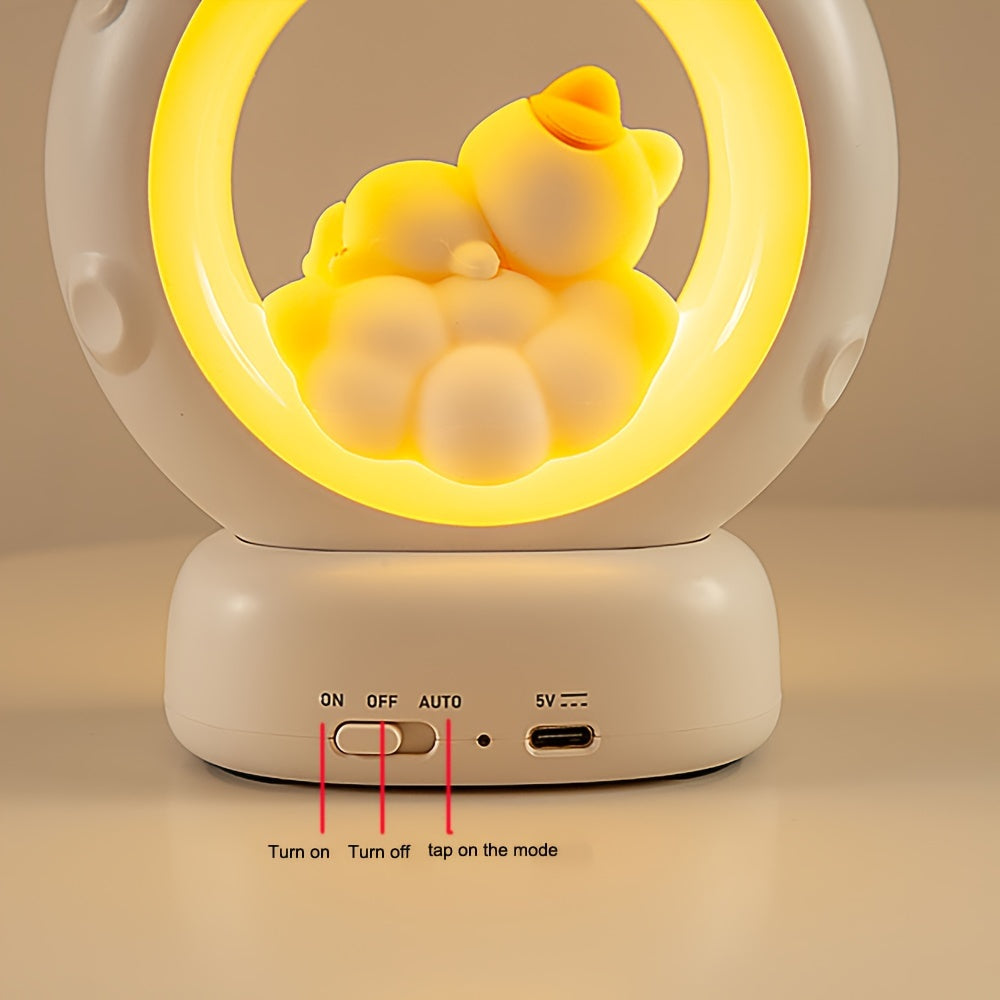 SleepyCat Lampa - Dimbart USB Katt Nattljus