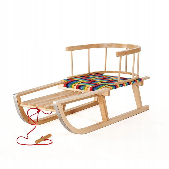 SnowGlide Sled - Children's Chair in Wood and Fabric