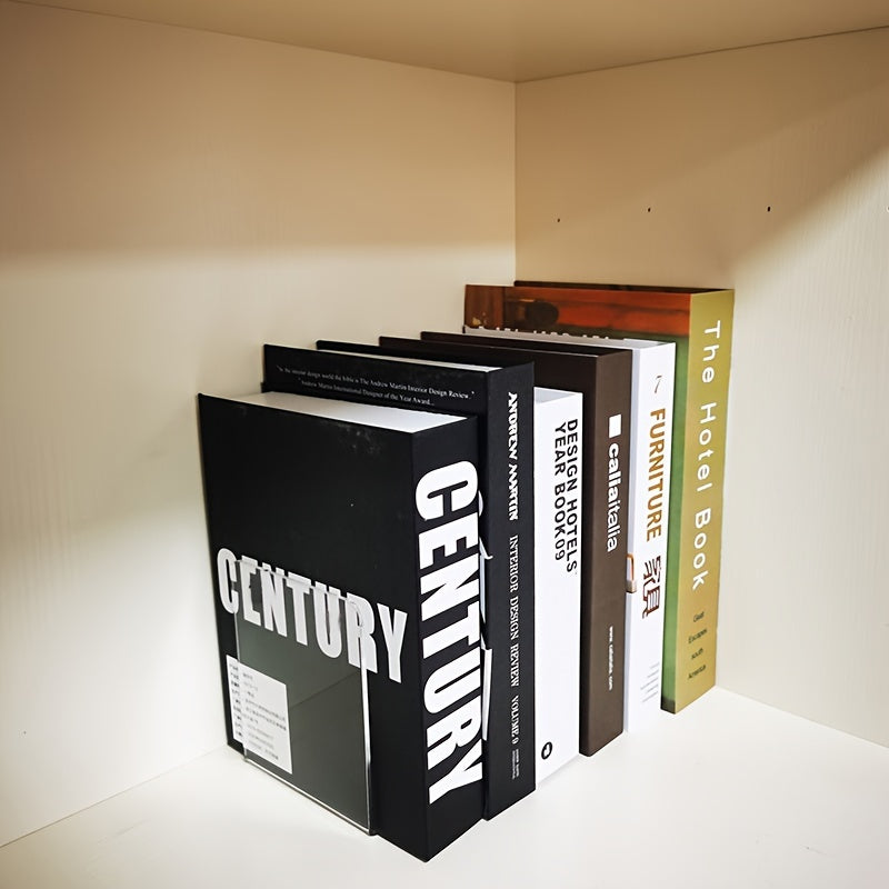 ClearView - Elegant L-Shaped Acrylic Bookshelf