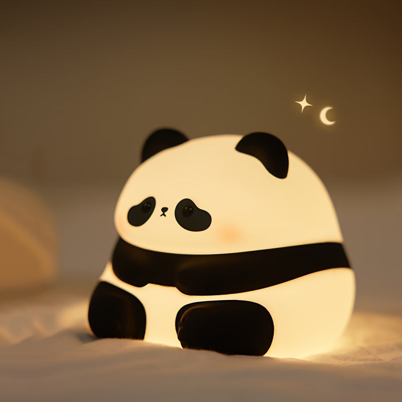 PandaGlow - Large LED Panda Night Light with Rechargeable Battery