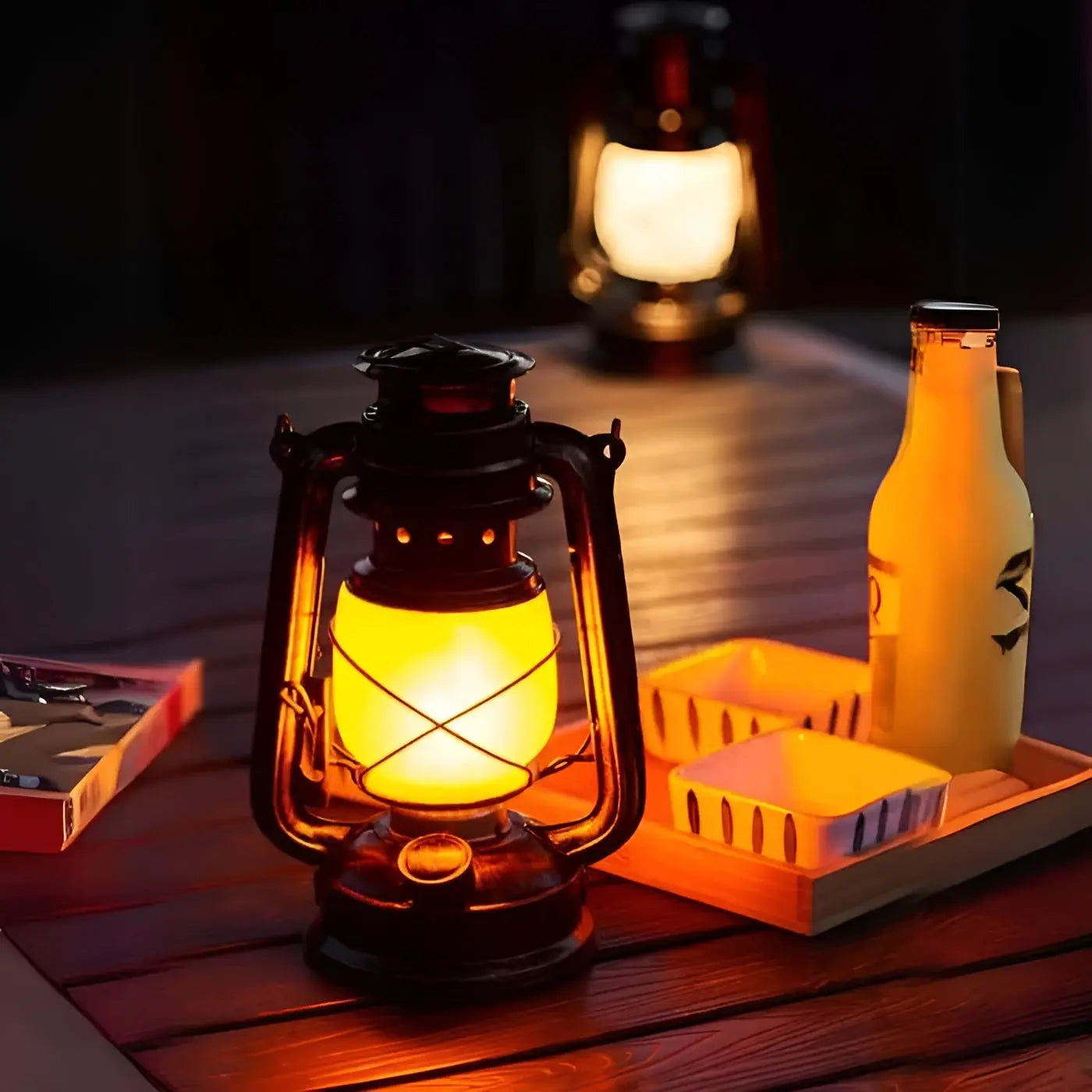 Industrial LED Pendant Lamp - for Atmospheric Evenings &amp; Outdoor Use