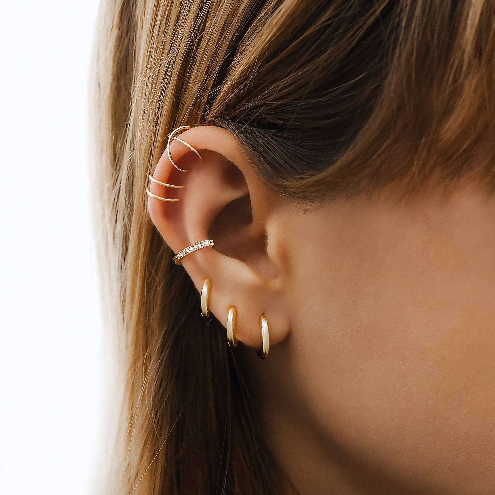 Triella Three Ring Earring Set