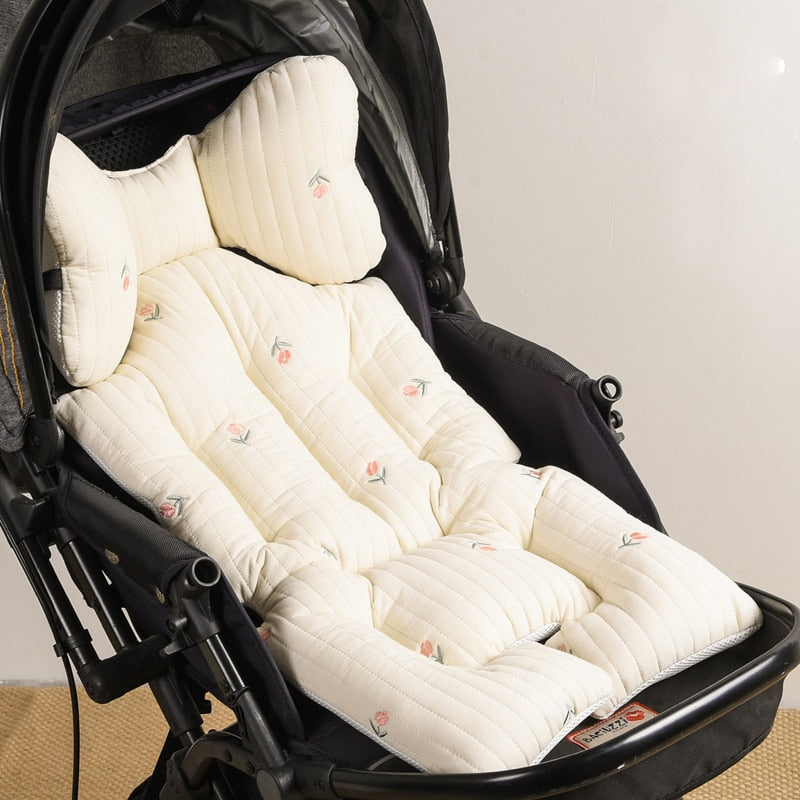 SnuggleRide - Comfortable Stroller Cushion with Stylish Prints