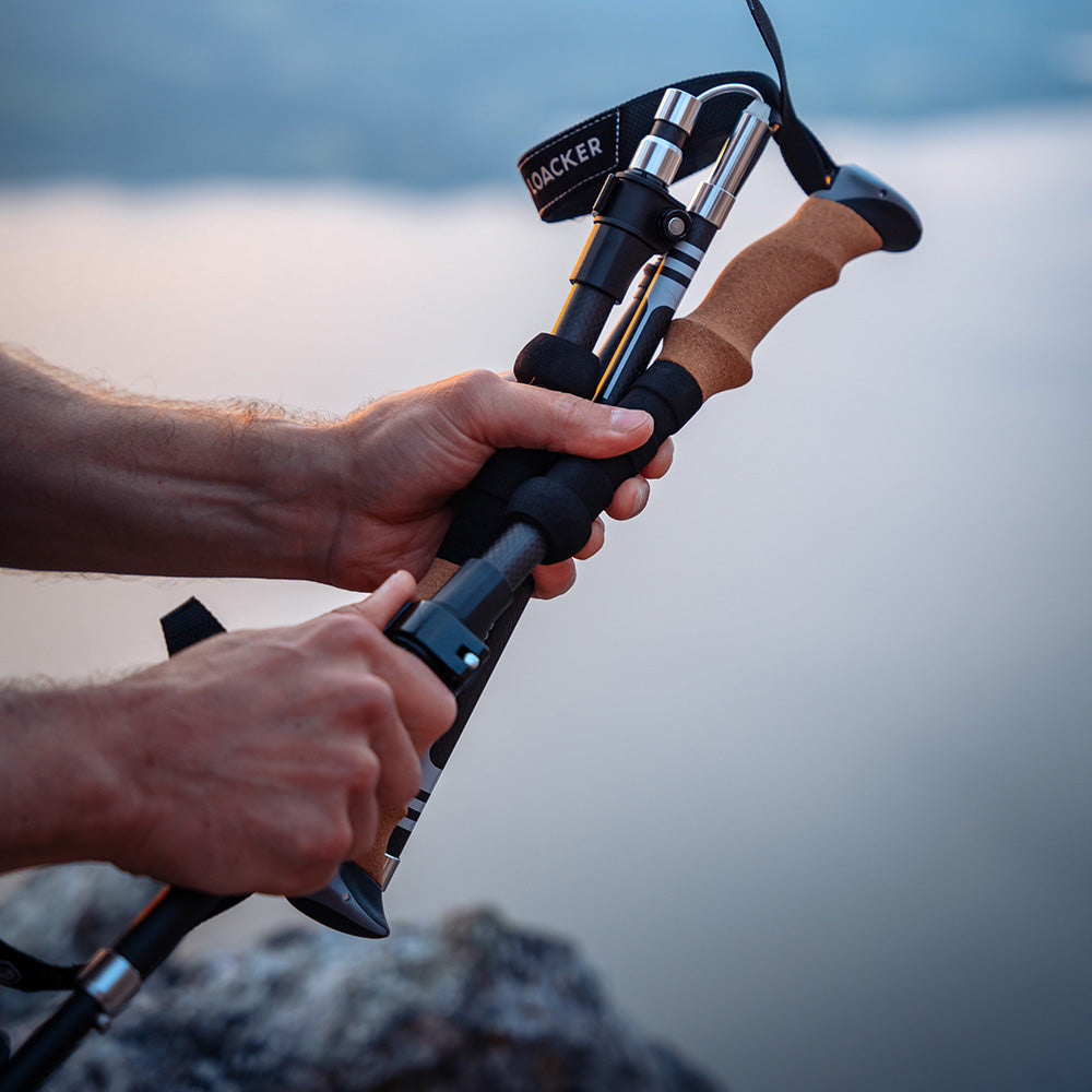 Ultralight Hiking Poles – Lightweight Folding Poles with Cork Handles