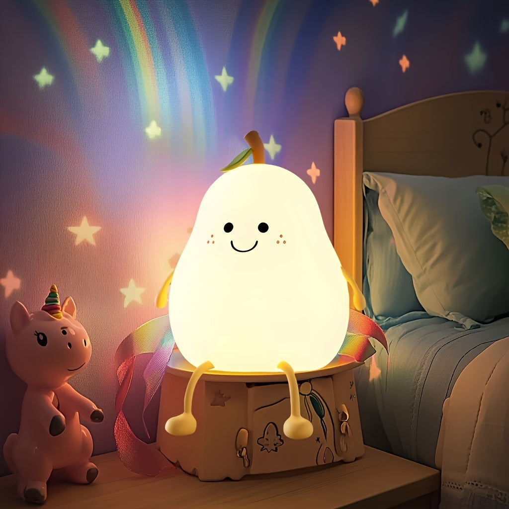 PearGlow Lamp - Dimmable USB Rechargeable LED Lamp