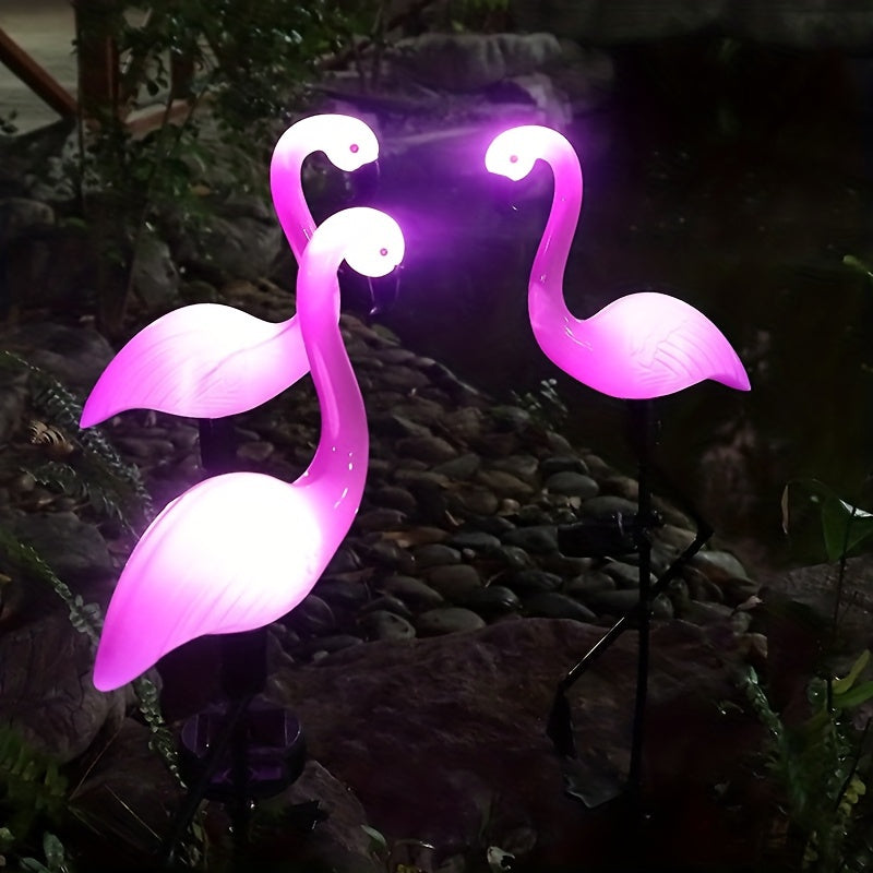 Solar Flamingo Lamp - Elegant Solar Flamingo Garden Lamp