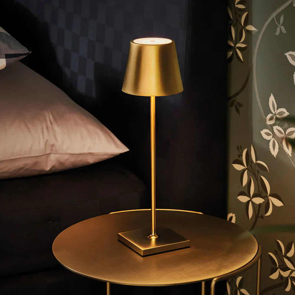 LumiLuxe - Elegant Table Lamp with Wireless Charging Function