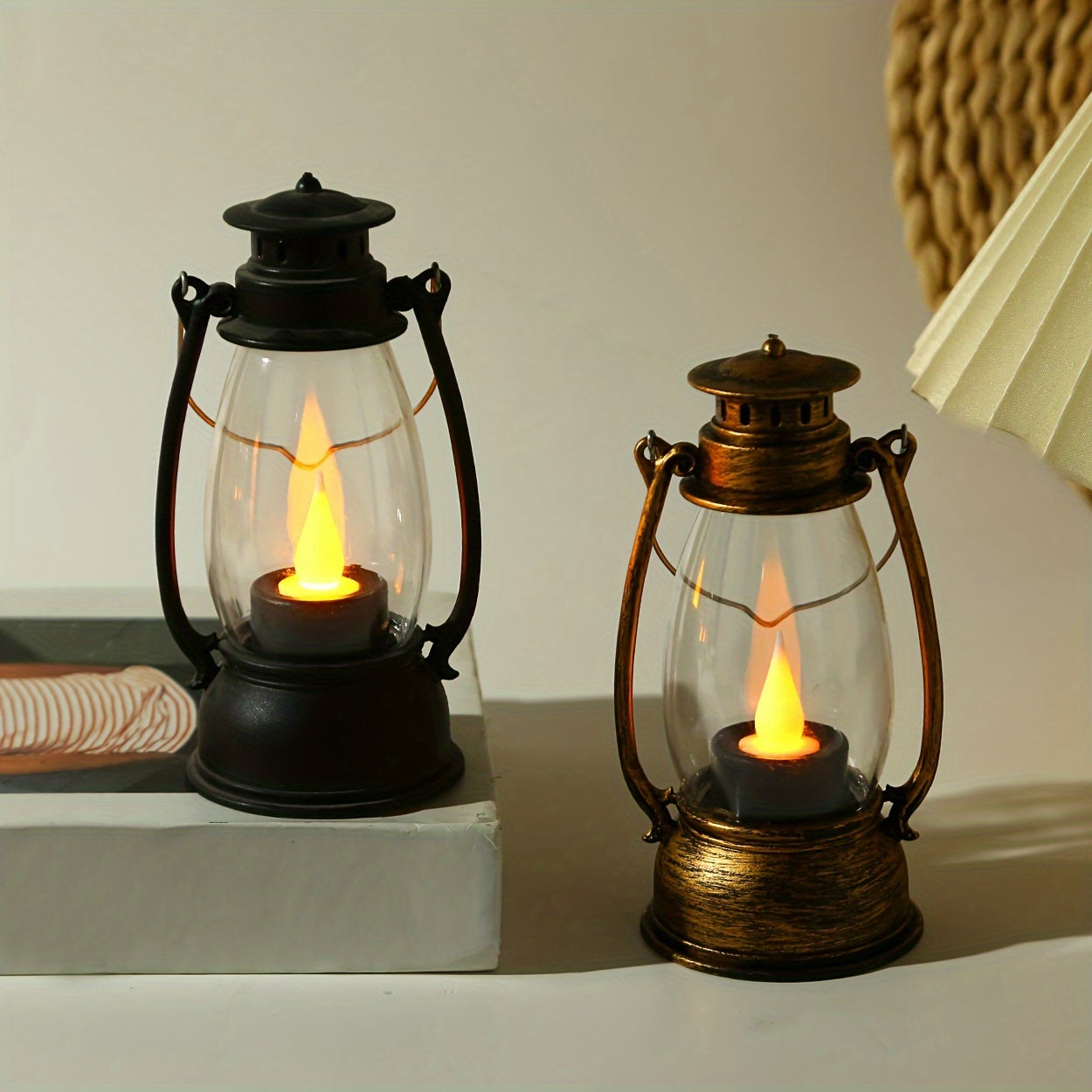 NostalgicGlöd - LED Kerosene lamp with Yellow Flame