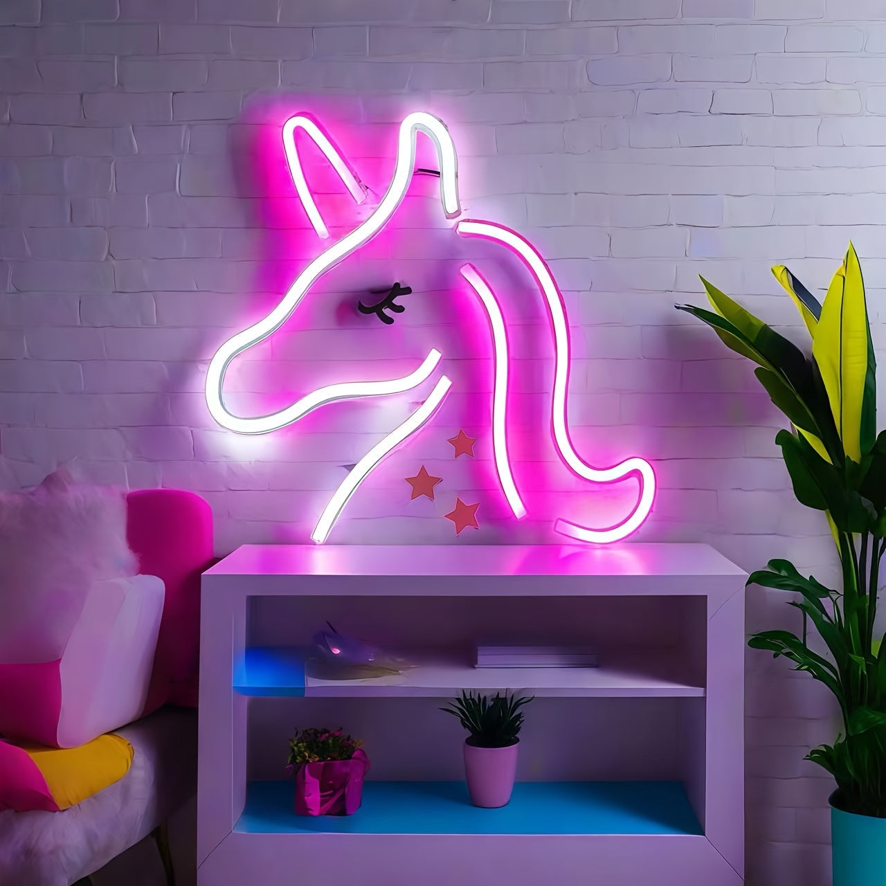 NeonMagic Light – Magical Pink LED Wall Lamp