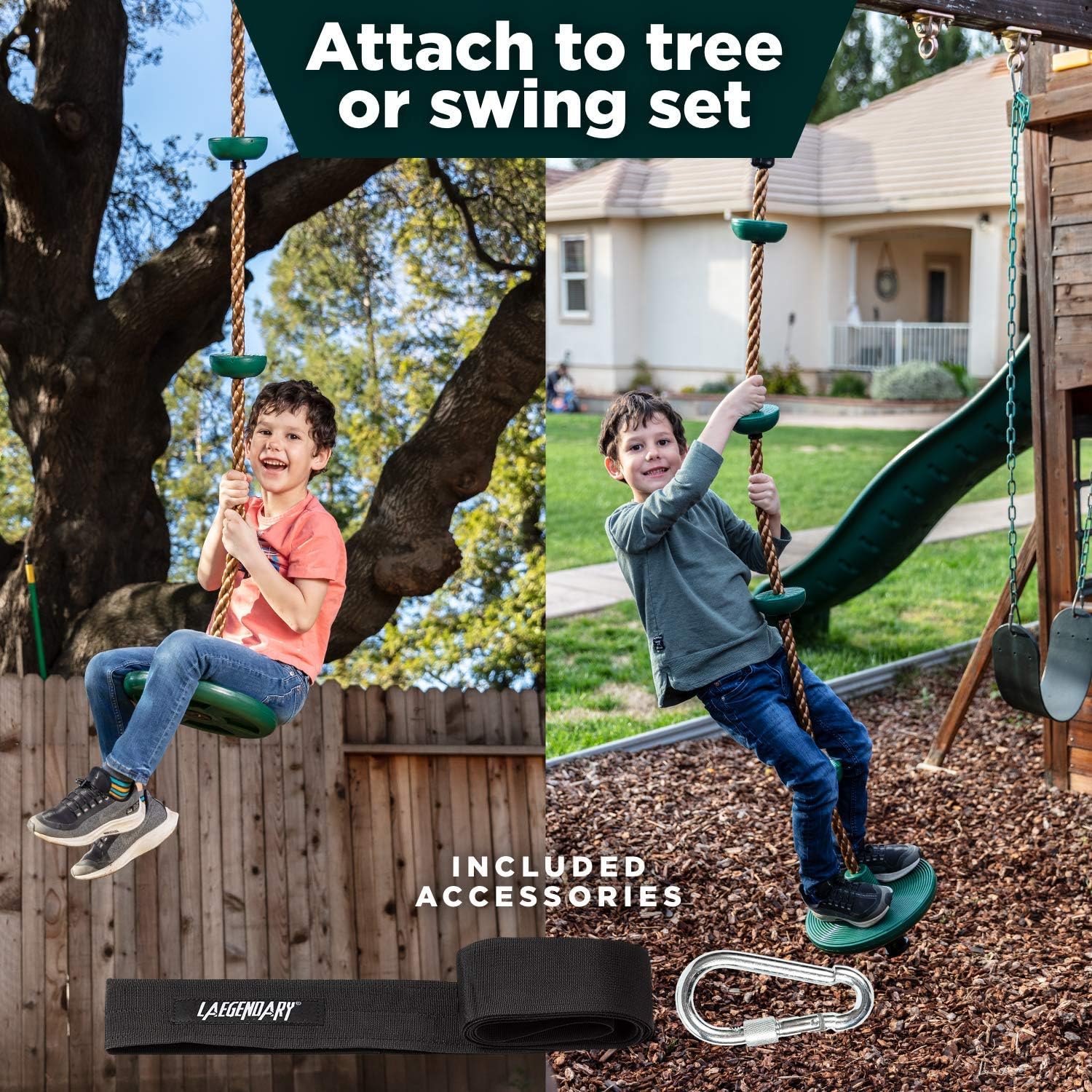 Adventurous Tree Hammock Set - with Climbing Harness and Platforms for Kids