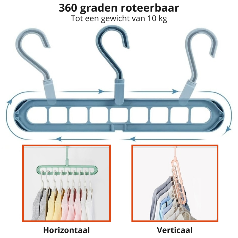 SpaceSaver Hangers - Effective Clothing Organization for Your Closet