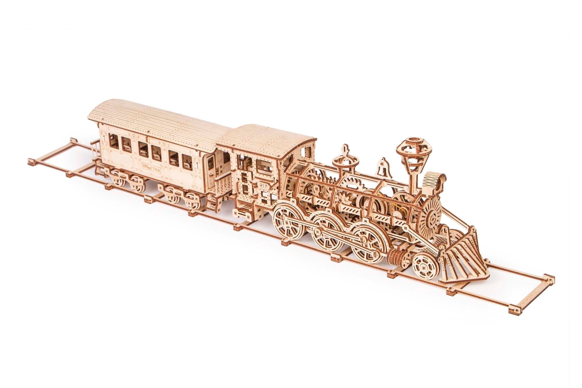 TrainCraft 3D Puzzle - Historic Locomotive with Wagon