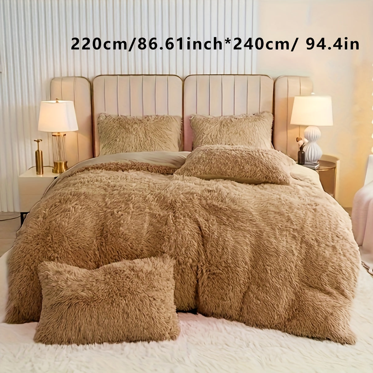 VelvetLux – Luxurious Velvet Duvet Cover Set for All Year Round