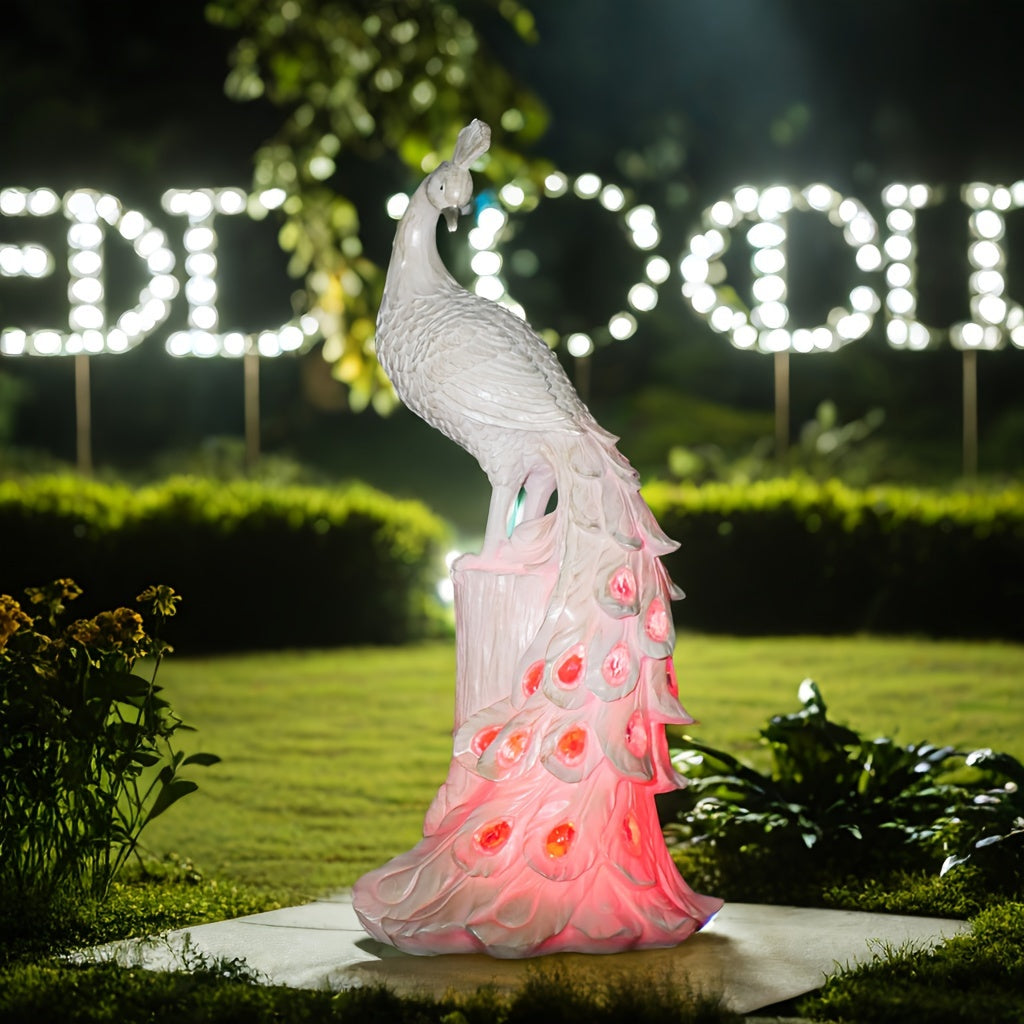 OlarPeacock – Colorful Solar Garden Spike