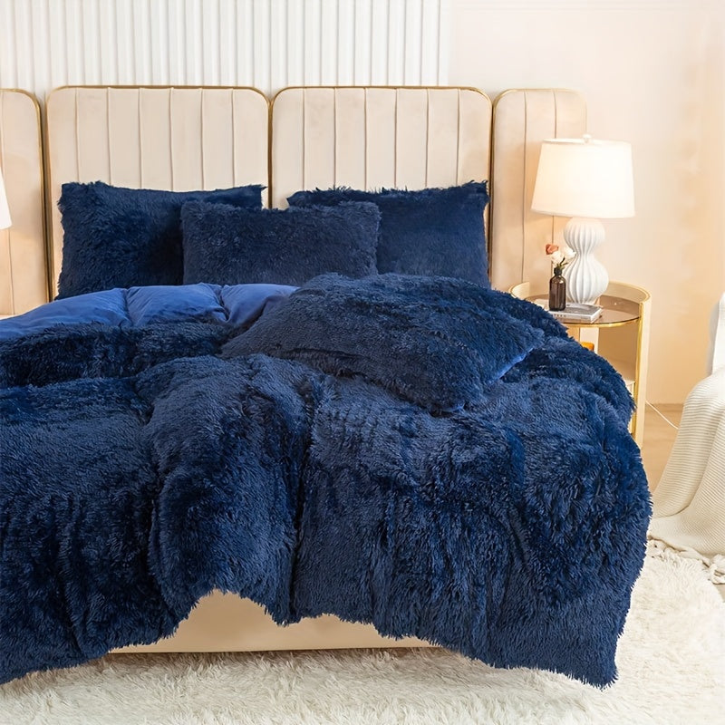 Ultra Plush Plush Bedding Set with Zipper - Luxury &amp; Comfort