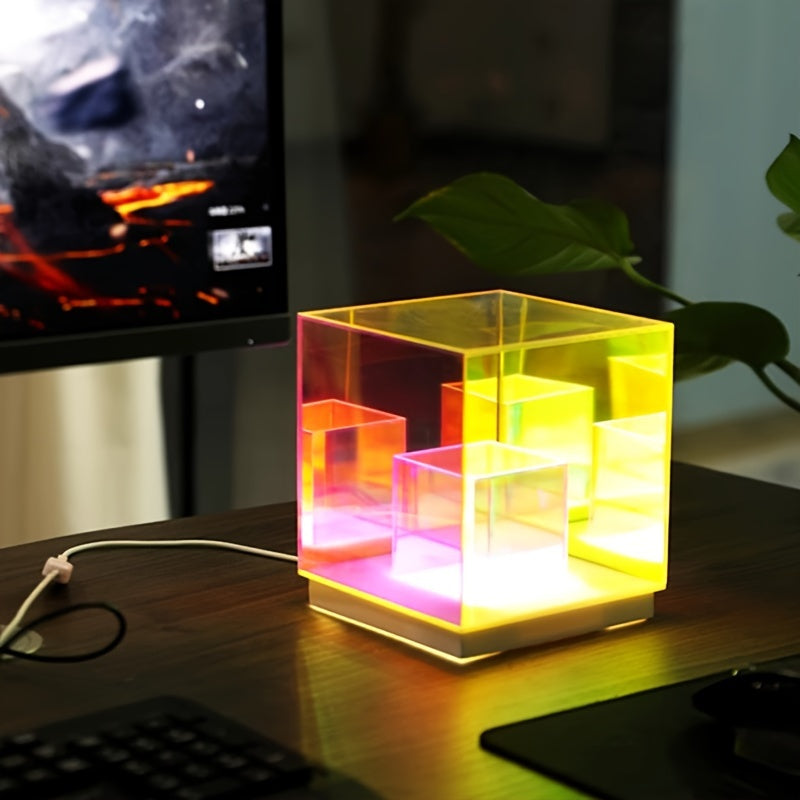 LumiSky - Adjustable Starry Sky Table Lamp Geometric