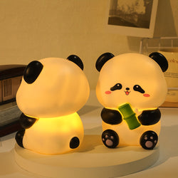 PandaGlow – Stilig LED Nattbelysning för Sovrum