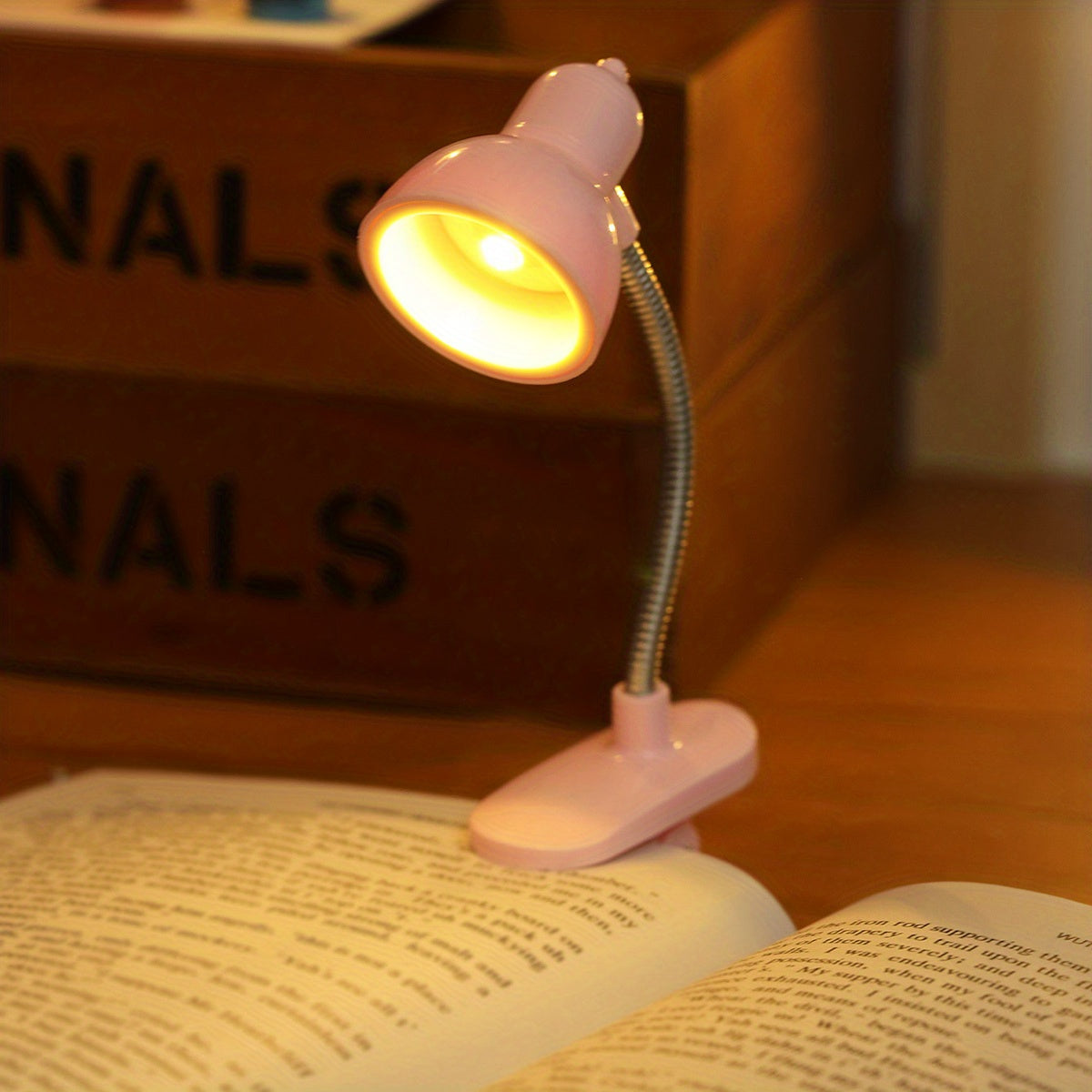 MiniGlow Lamp - Portable Clip-On Light for Reading