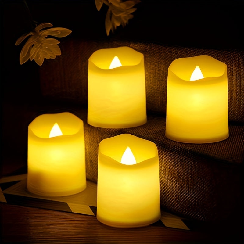 RomanticGlow - Flameless LED Tealights for Social Moments