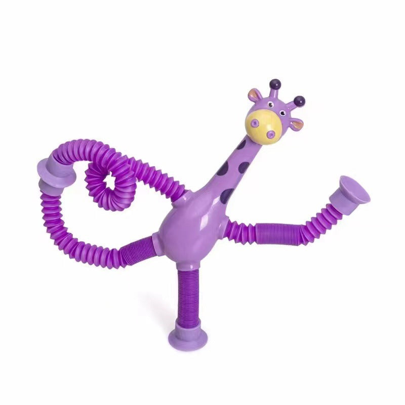 StretchGiraffe - Flexible Suction Cup Toy for Kids