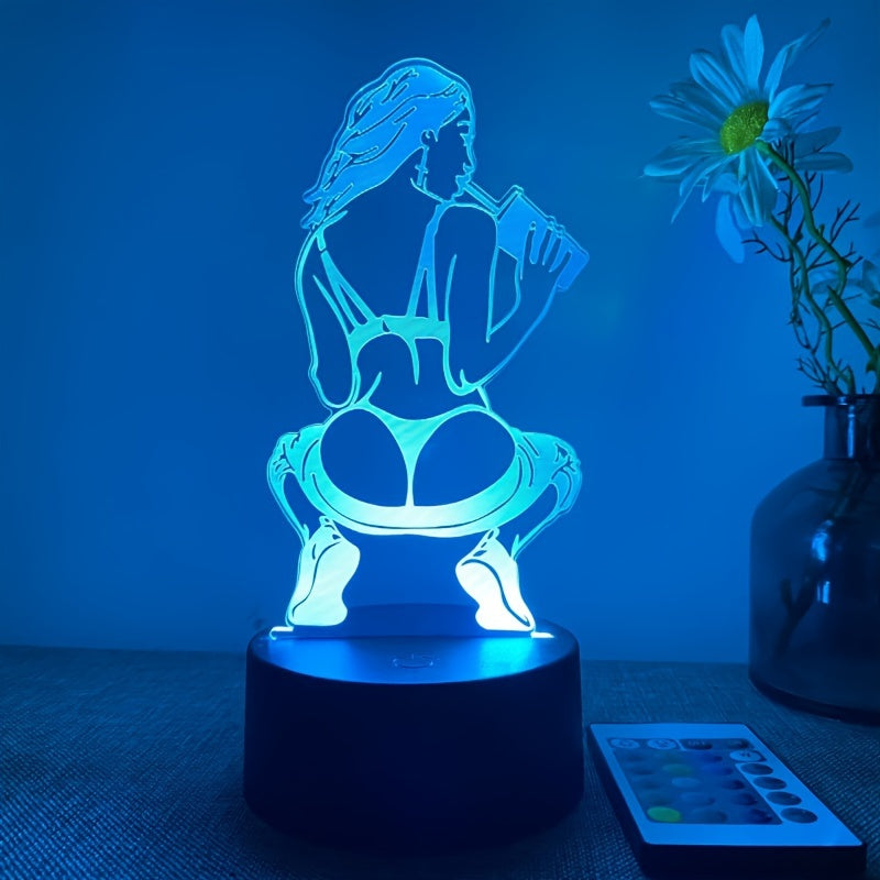 DecoLamp - Stylish 3D Table Lamp with Color Choice