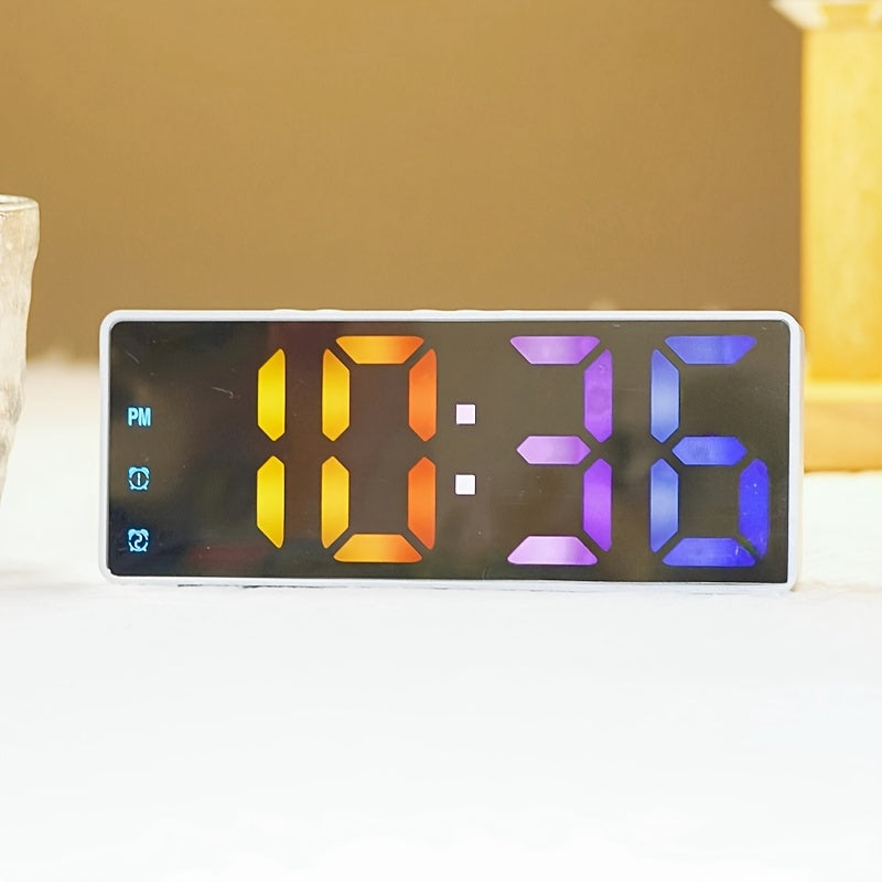 BrightTime Clock - Bright LED Alarm Clock with Date