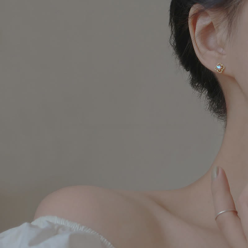 Charming Vintage Earrings with Opal - Seraphina Collection 