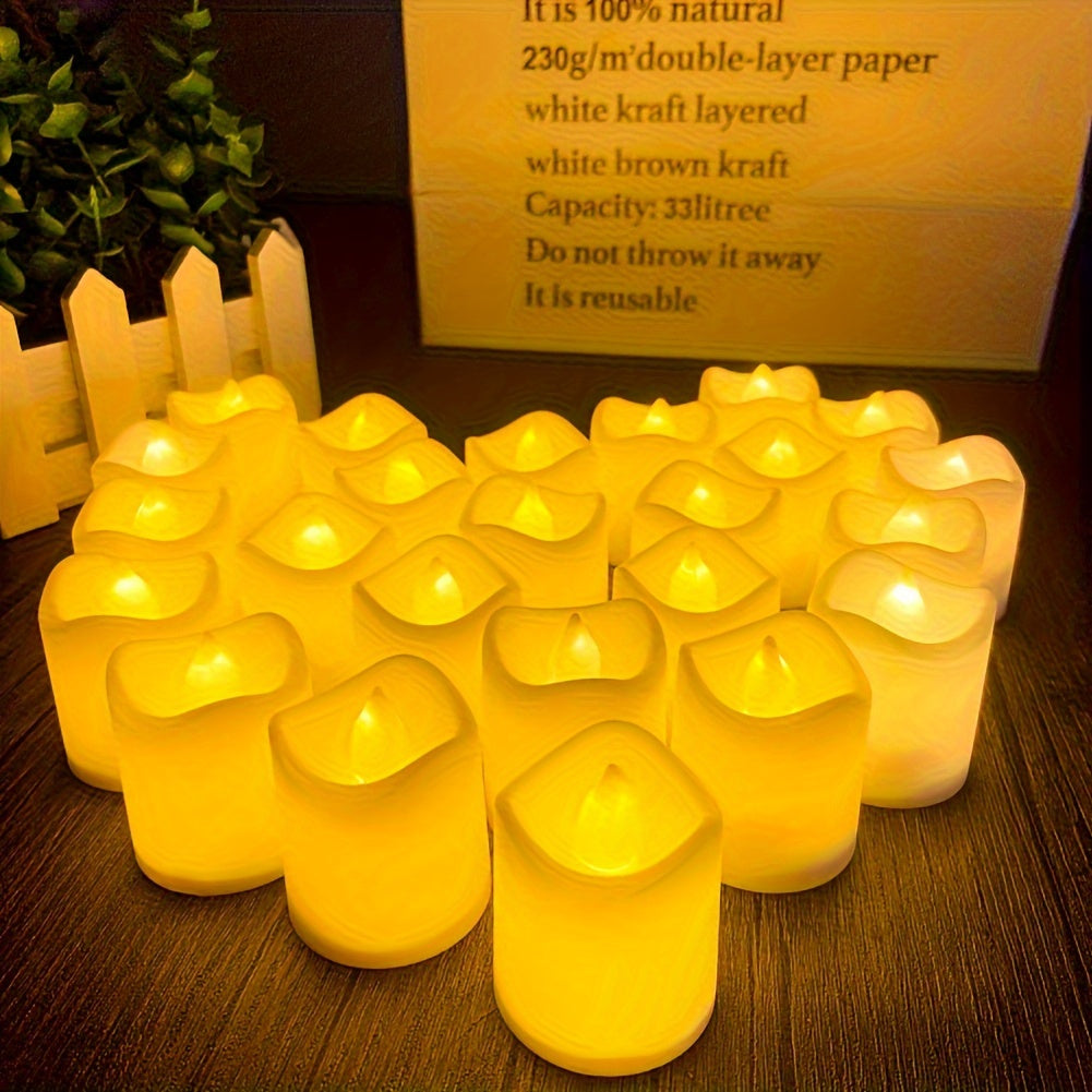 RomanticGlow - Flameless LED Tealights for Social Moments