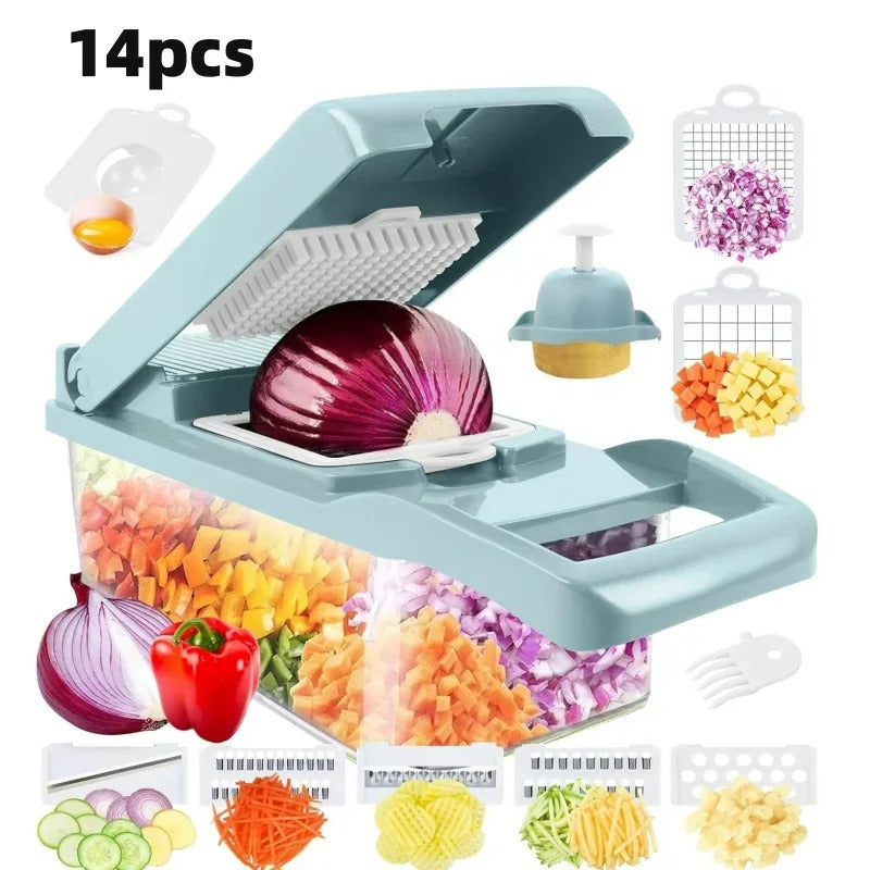 SliceMaster - 14-piece multi-function vegetable cutter set