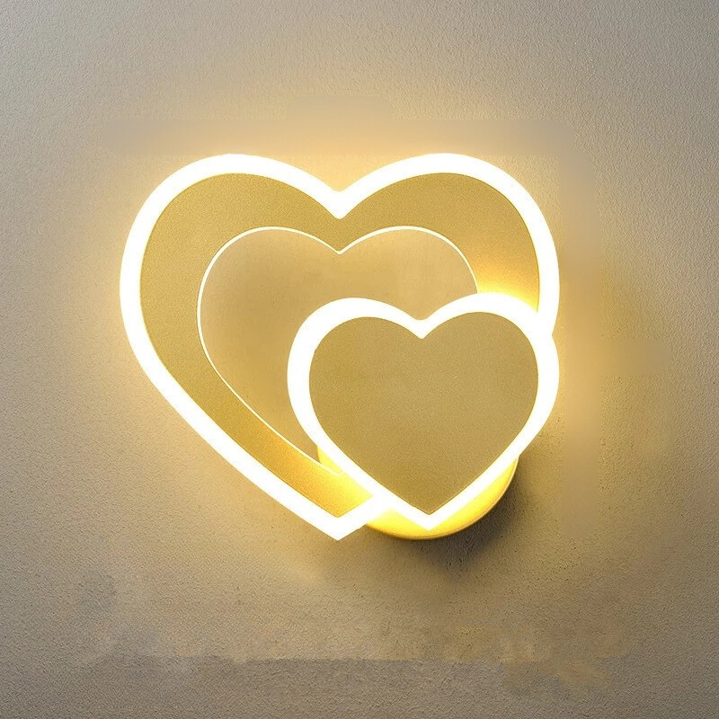 HeartGlow Vägglampa - Modern LED Belysning