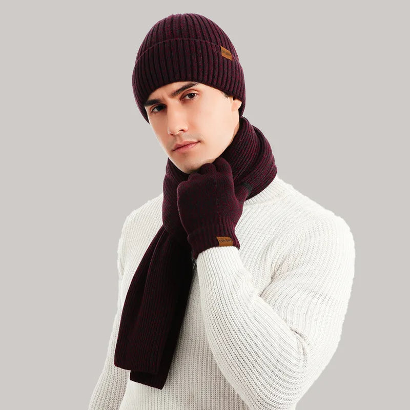 ArcticStyle – Trendy Winter Set with Hat and Mittens