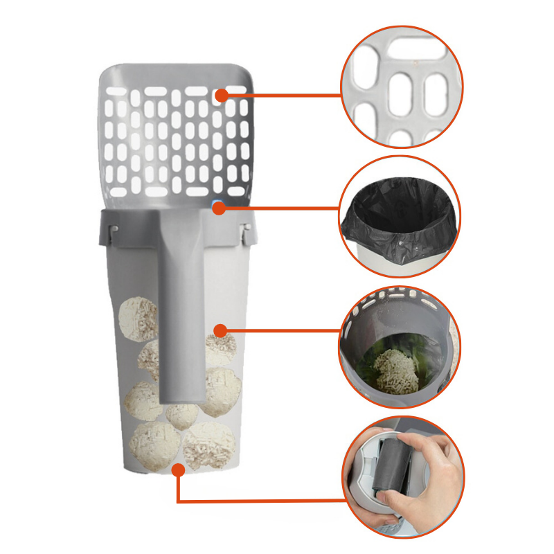 EasyScoop - Hygienic Cat Litter Box Without Odors
