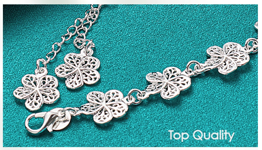 Elegant silver filigree bracelet with unique links