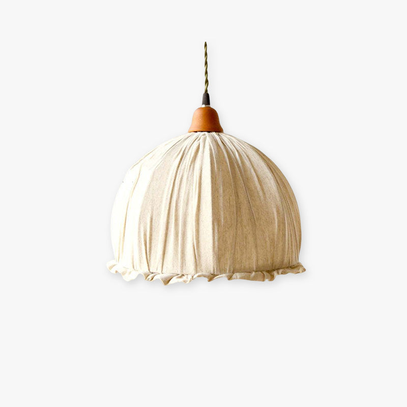 EcoChic Pendant - Stylish Scandinavian Fabric Hanging Lamp