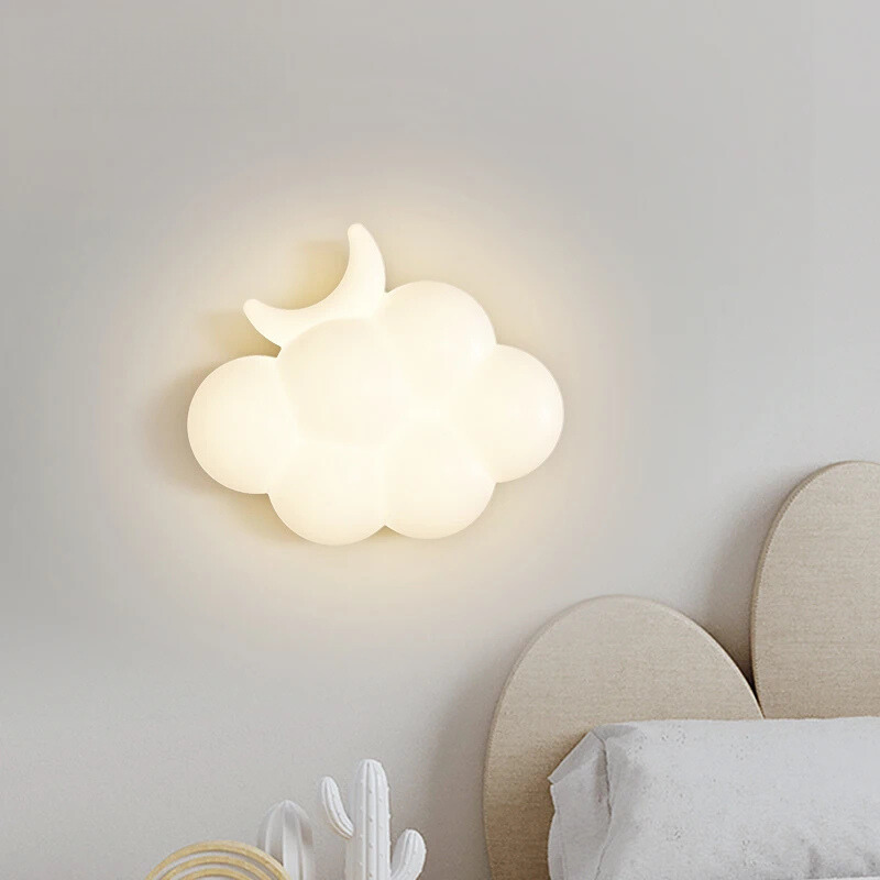 WhiteCloud Lamp – Stylish LED Wall Light for Children