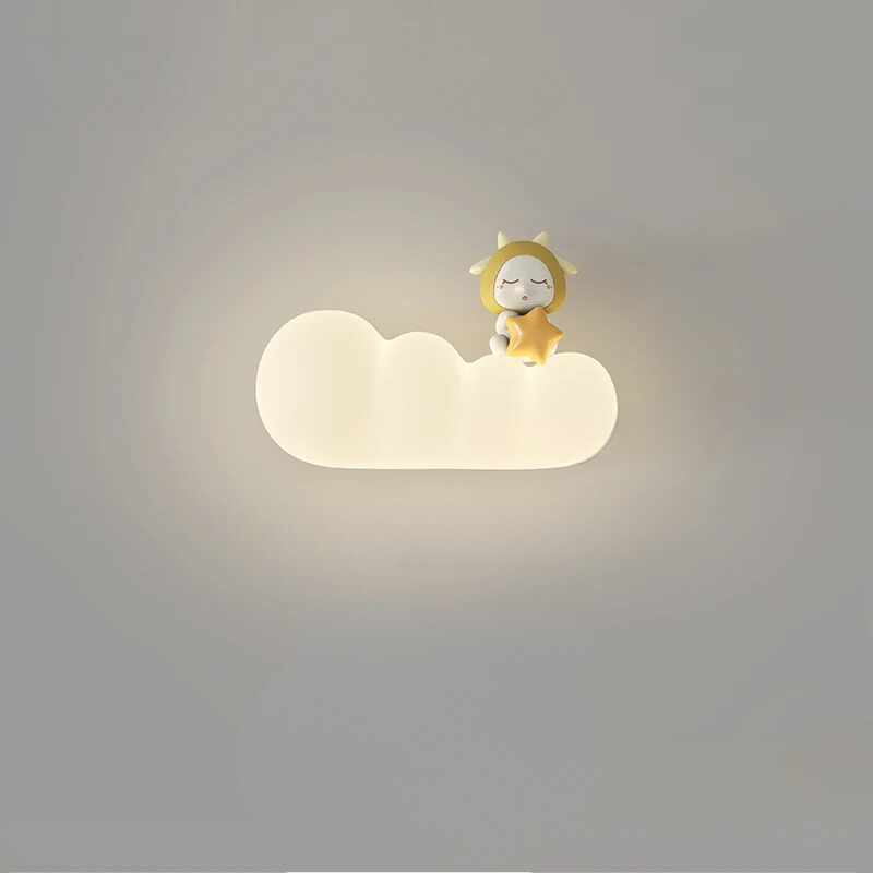 KidsDream Lampa - Lekfull LED Vägglampa för Barnrum