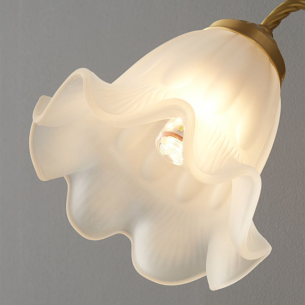VintageGlow – Retro Glasmurvägglampa för Stämning