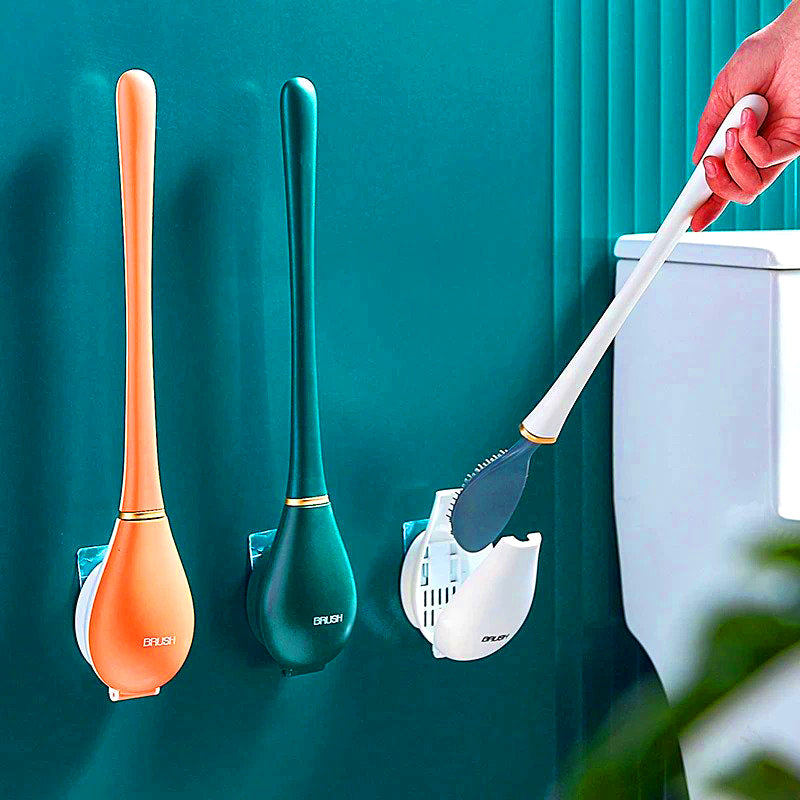 SumiClean - Tight Silicone Toilet Brush for Your Bathroom