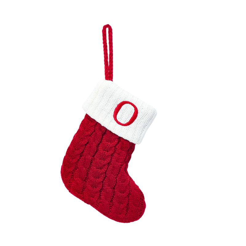 Snowflake Christmas Stockings - Festive Knitted Christmas Decorations