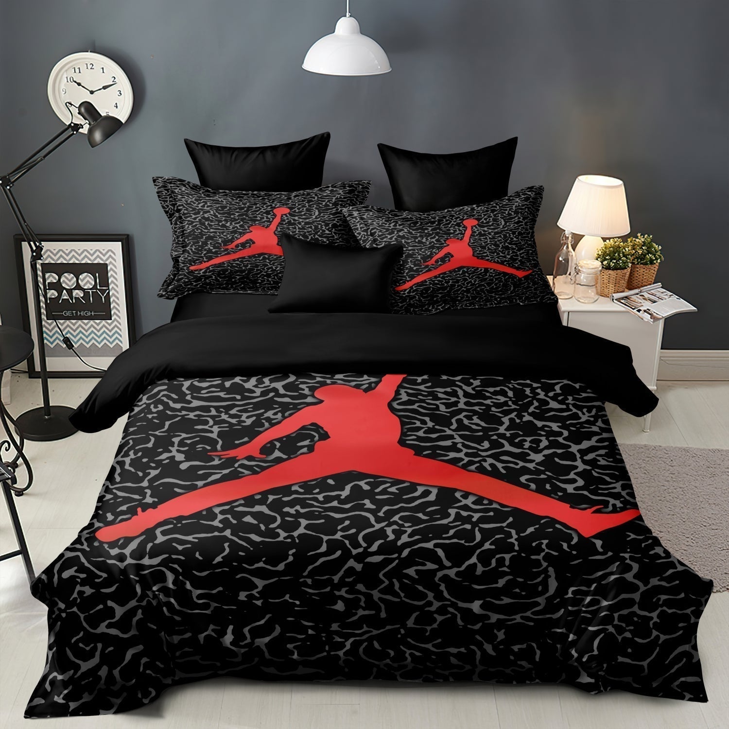Sporty Basketball Bedding Set – Stylish Nightgown