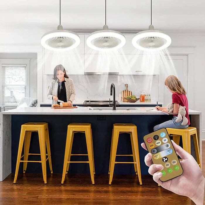 CoolLight Ceiling Fan - Stylish Fan with LED Lighting