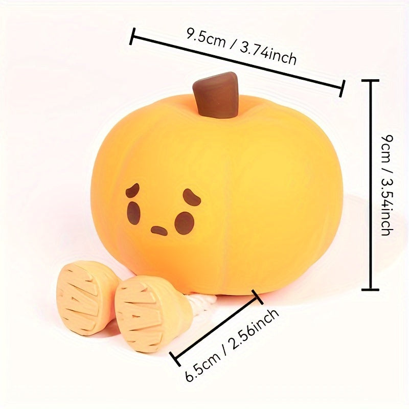 PumpkinGlow Ljus - USB Uppladdningsbar LED Nattlampа