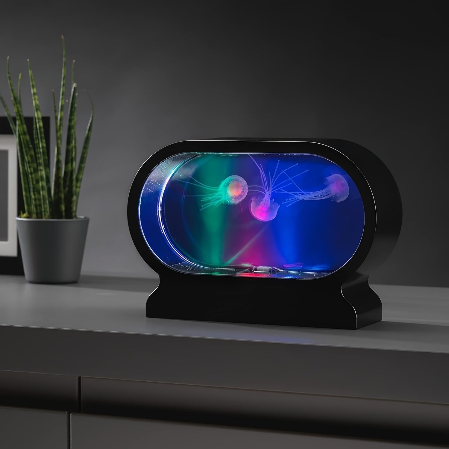 LumiJelly - LED Jellyfish Table Lamp with 3 Colors