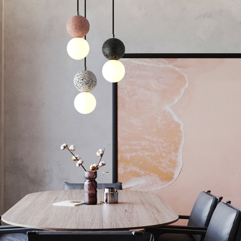 Aurora Glow - Luxurious LED Pendant Lamp in Black/White