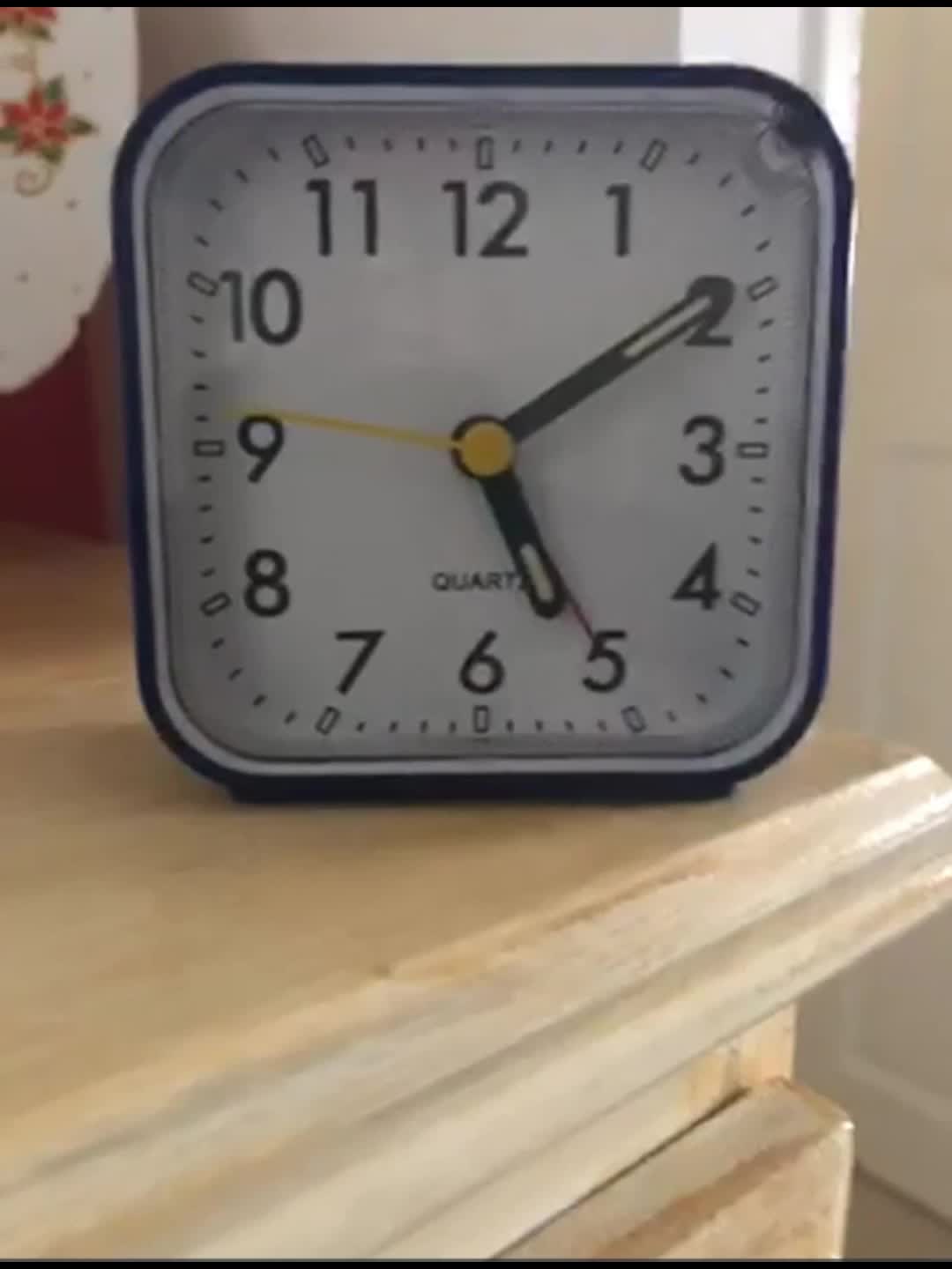 TimeRest Alarm Clock - Classic Square Travel Alarm Clock